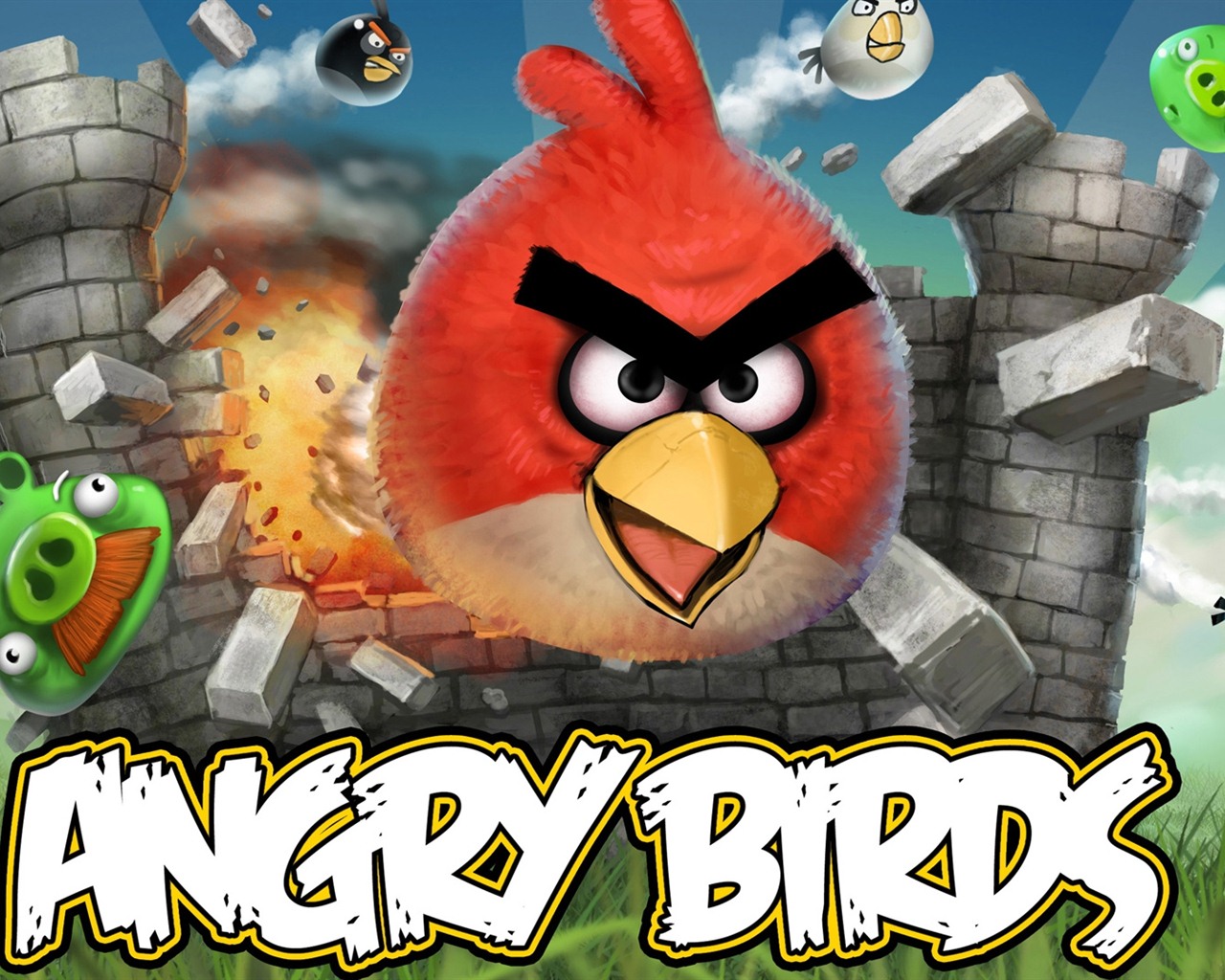 Angry Birds Spiel wallpapers #15 - 1280x1024