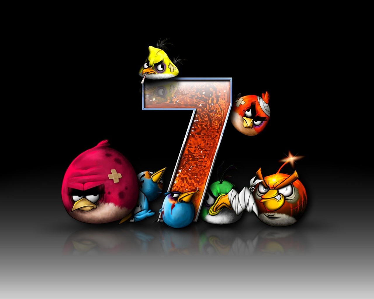 Angry Birds Spiel wallpapers #17 - 1280x1024