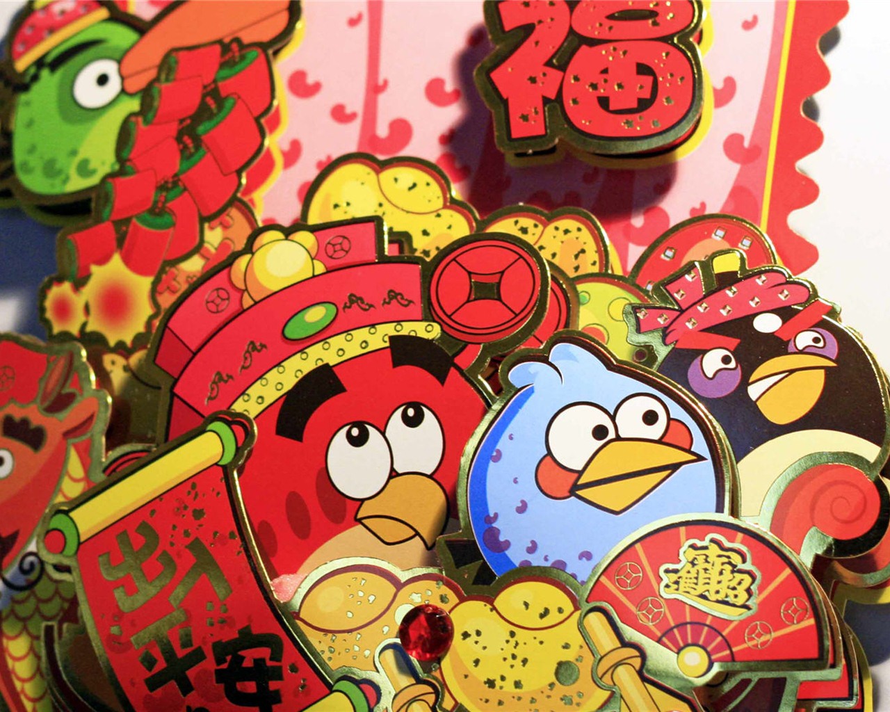 Angry Birds fonds d'écran de jeux #19 - 1280x1024