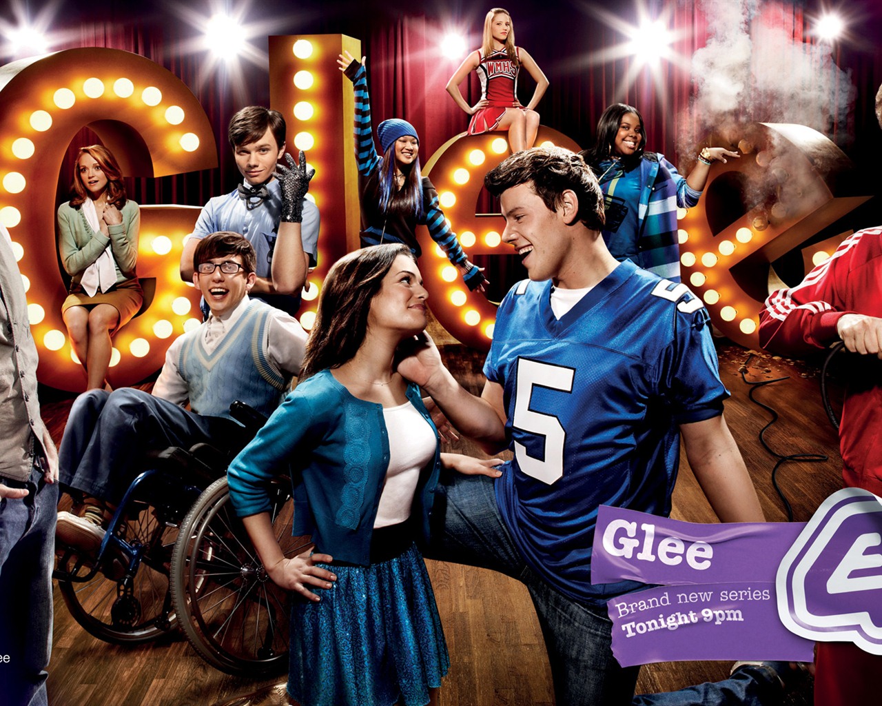 Glee Séries TV HD fonds d'écran #1 - 1280x1024
