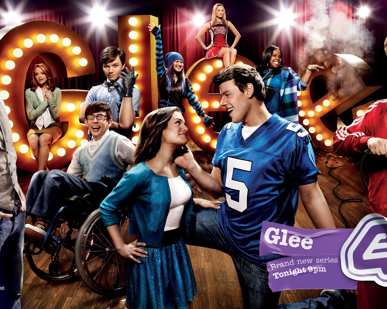 Glee TV Series HD Tapety na plochu #1 - 1280x1024