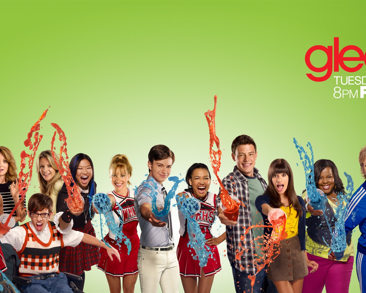 Glee TV Series HD Tapety na plochu #7 - 1280x1024