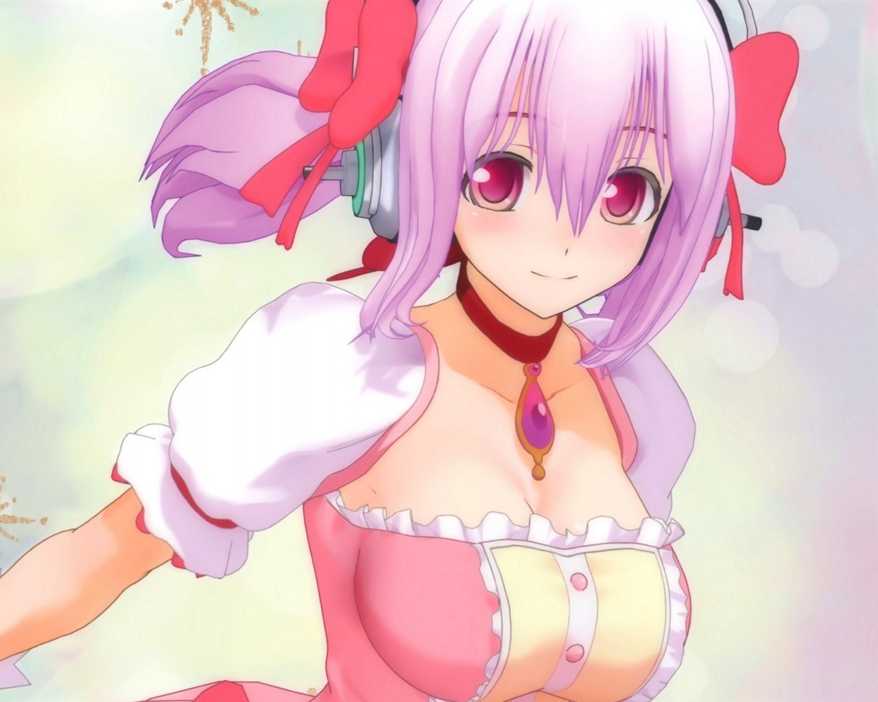 Super Sonico HD anime tapety na plochu #1 - 1280x1024
