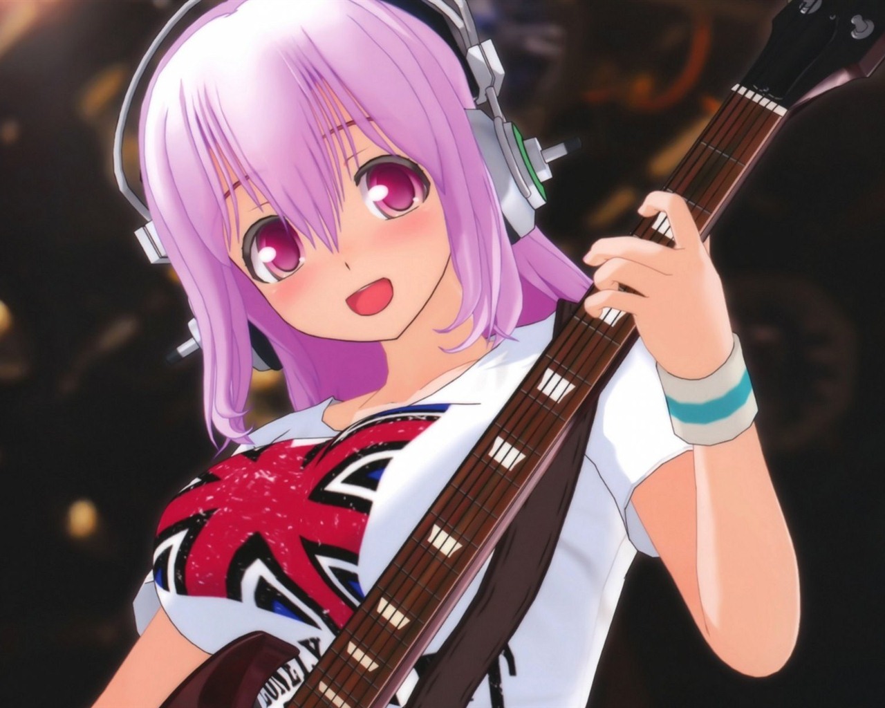 Super Sonico HD anime tapety na plochu #9 - 1280x1024