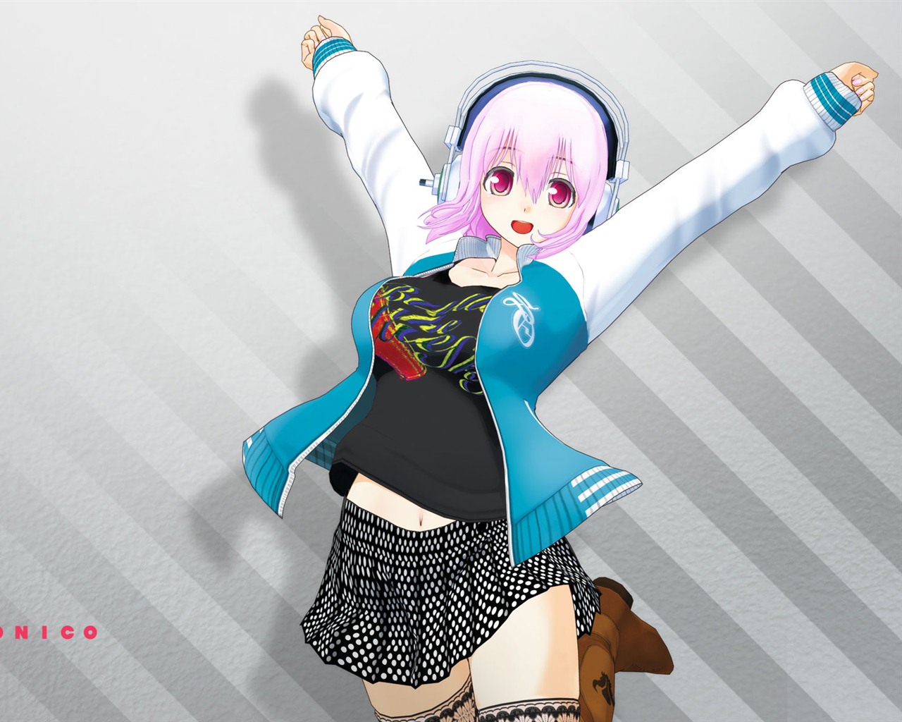 Super Sonico 超級索尼子 高清動漫壁紙 #12 - 1280x1024