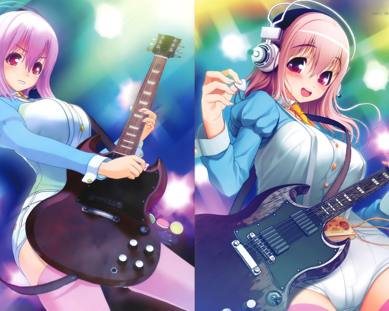 Super Sonico HD anime tapety na plochu #16 - 1280x1024