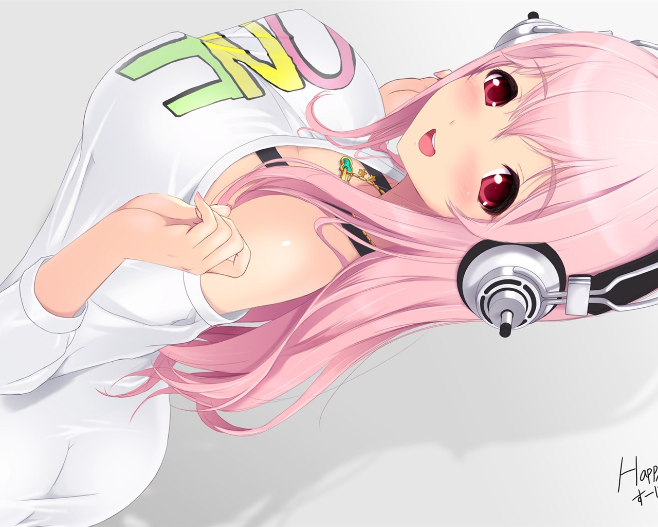 Super Sonico HD anime tapety na plochu #22 - 1280x1024