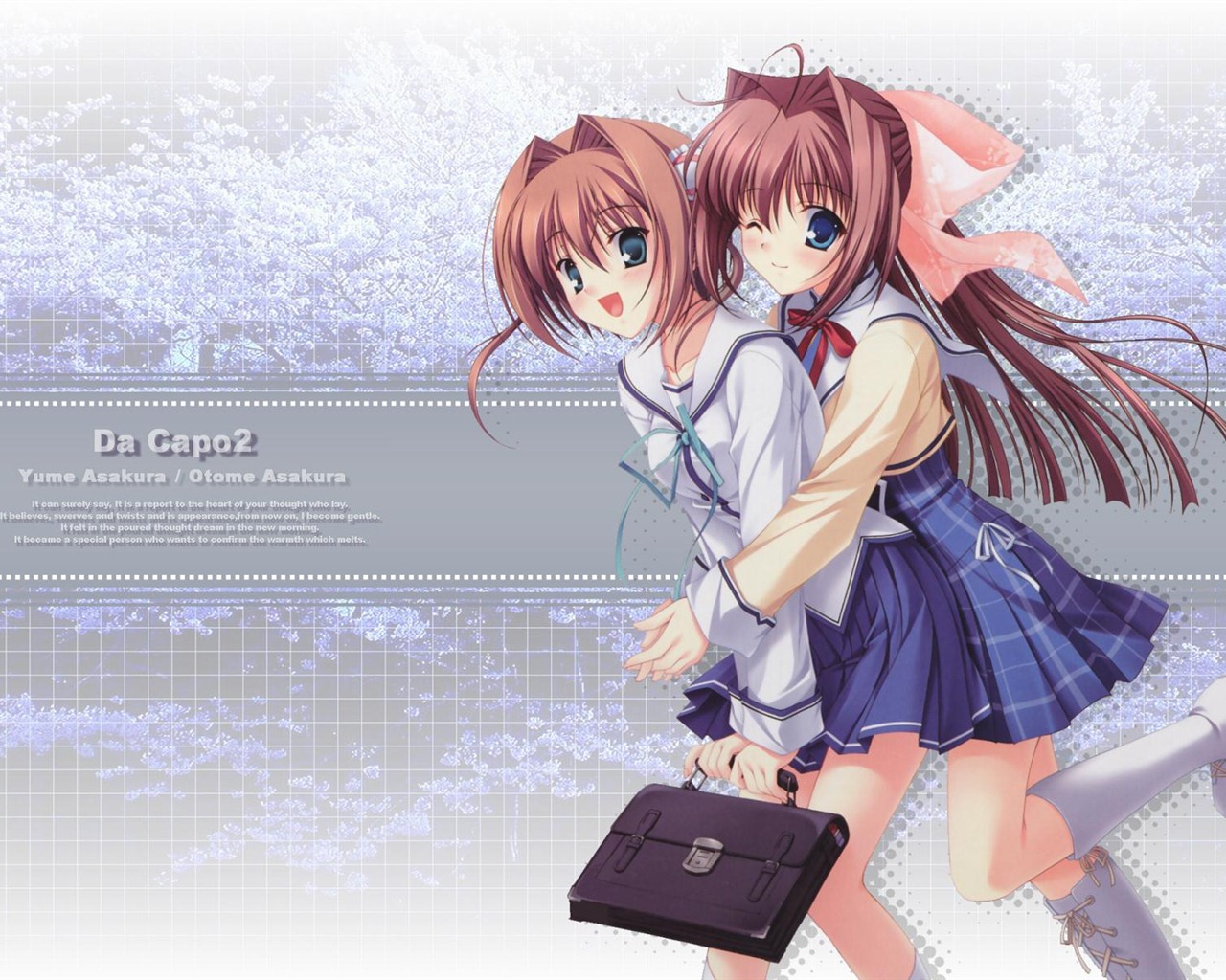 D.C. Dívčí Symphony HD anime Tapety na plochu #3 - 1280x1024