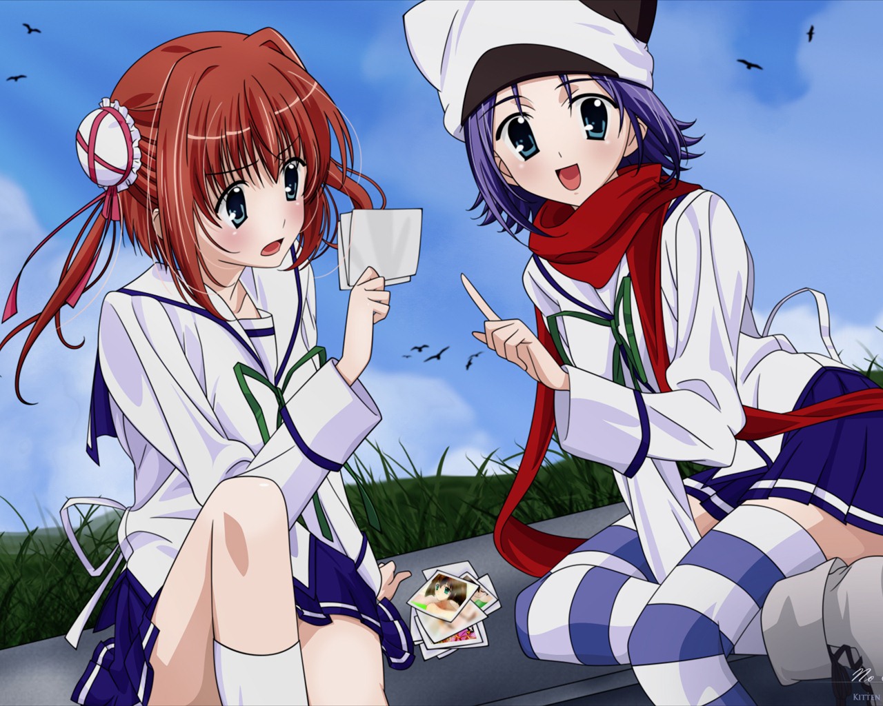 D.C. Dívčí Symphony HD anime Tapety na plochu #14 - 1280x1024