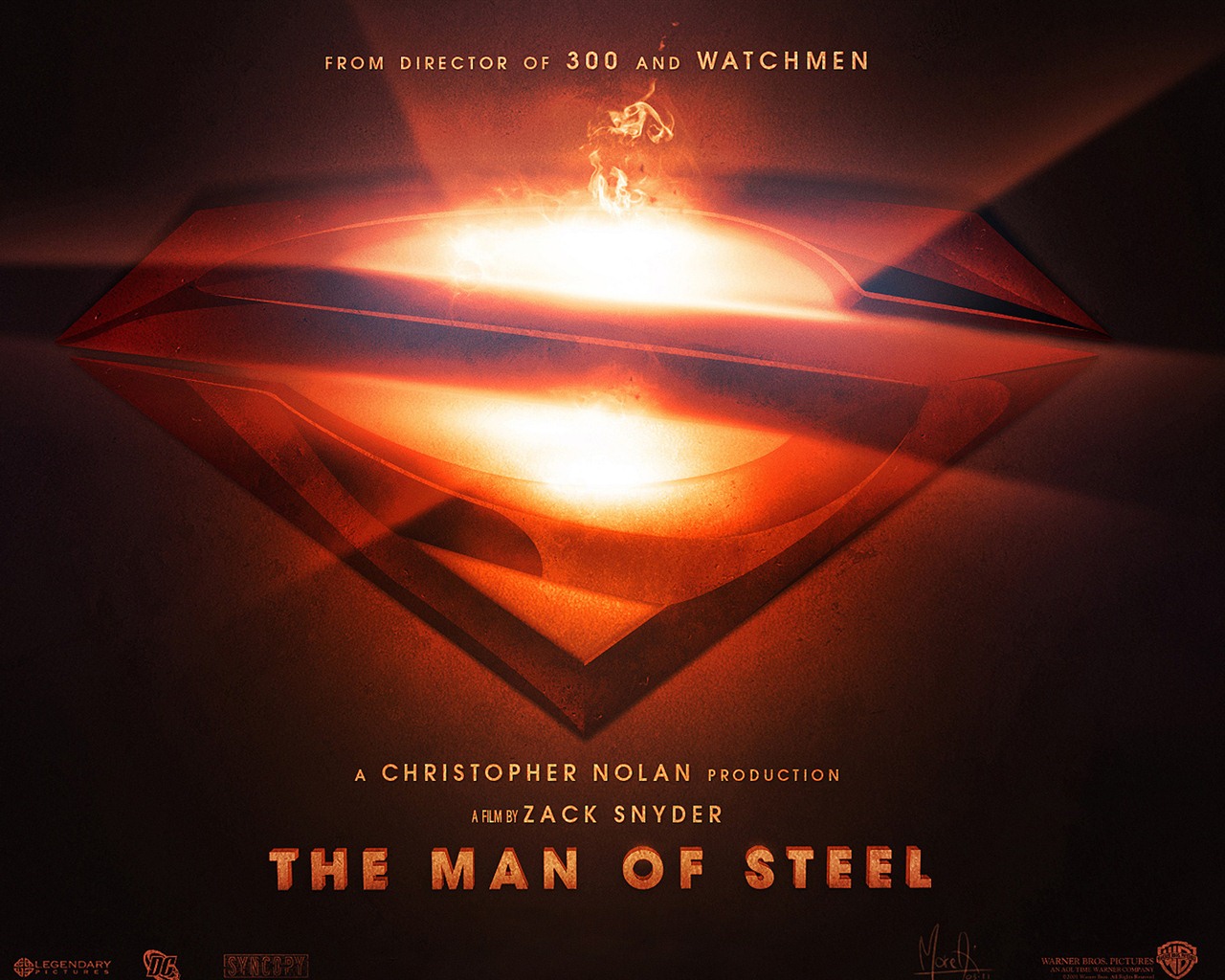 スーパーマン：鋼鉄のHDの壁紙の男 #11 - 1280x1024
