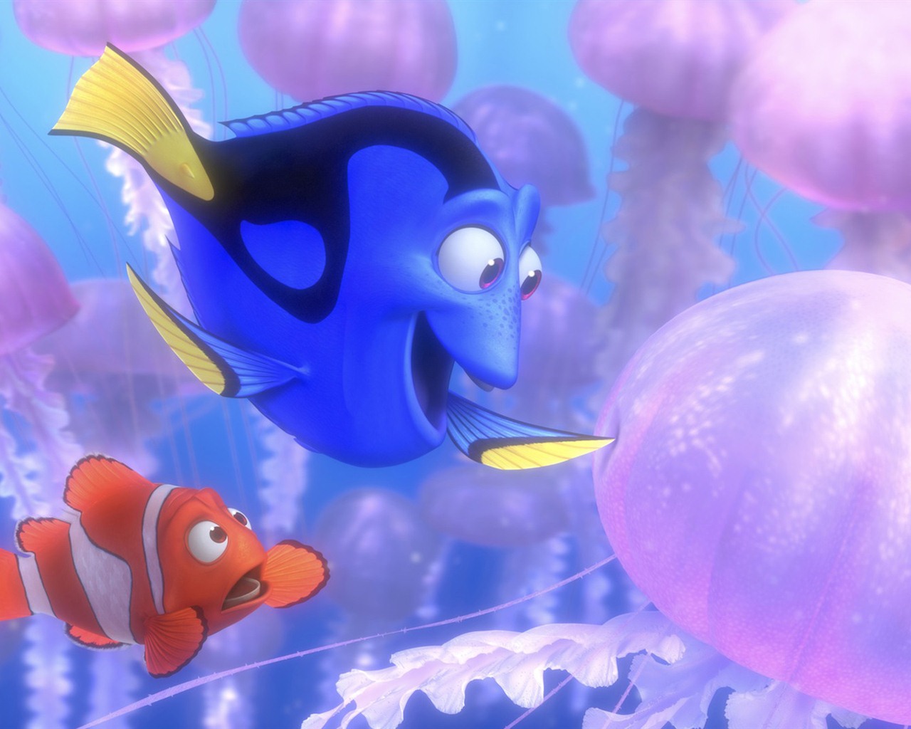 Finding Nemo 3D 海底總動員3D 2012高清壁紙 #14 - 1280x1024