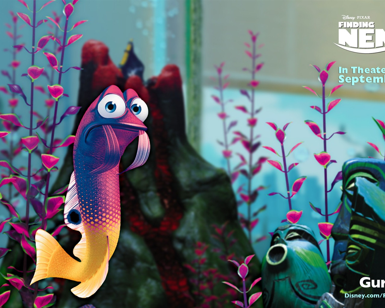 Le Monde de Nemo 3D 2012 fonds d'écran HD #17 - 1280x1024