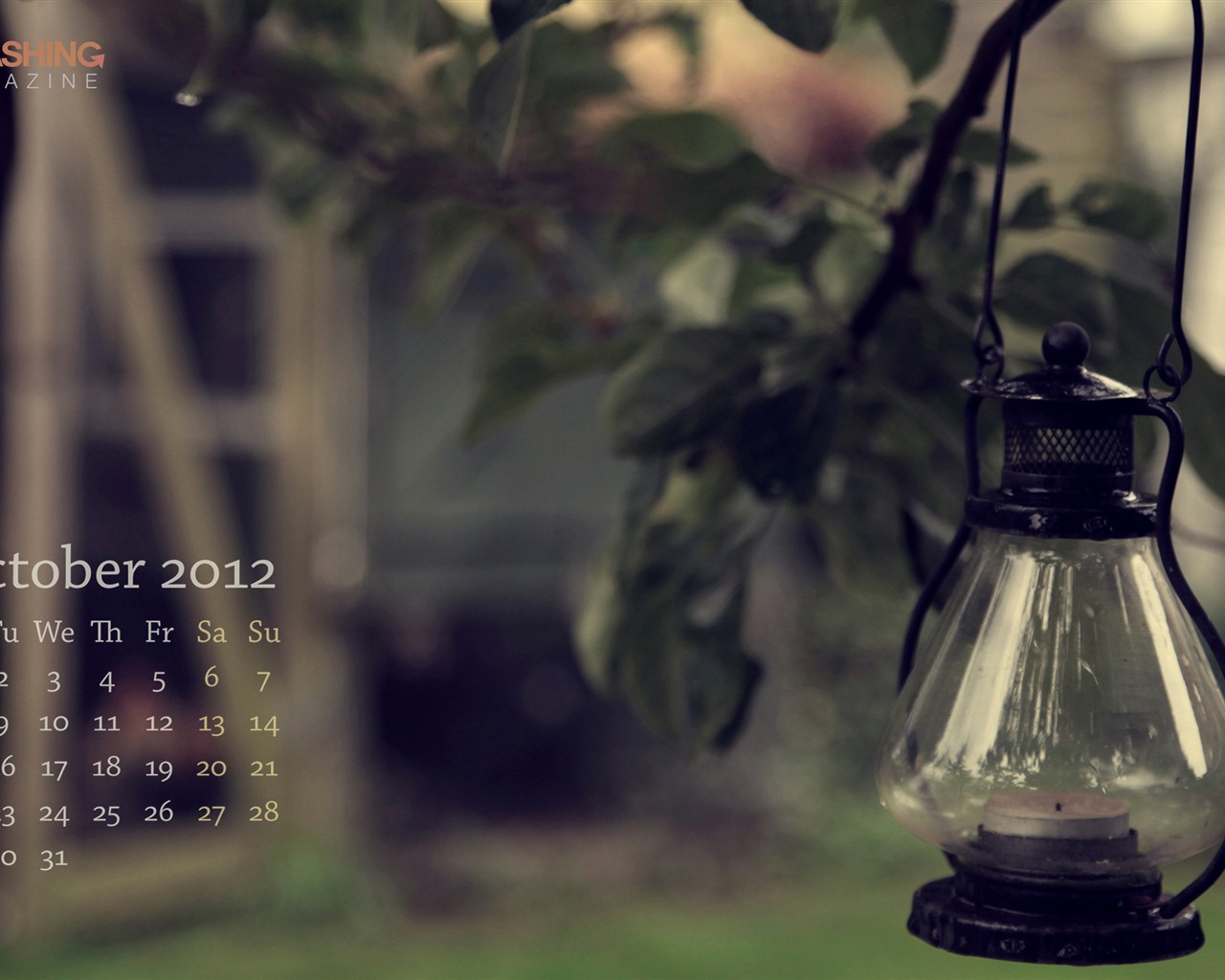 Oktober 2012 Kalender Wallpaper (2) #6 - 1280x1024