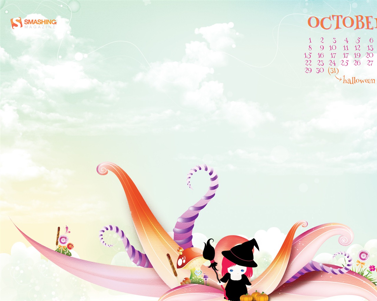 Oktober 2012 Kalender Wallpaper (2) #10 - 1280x1024