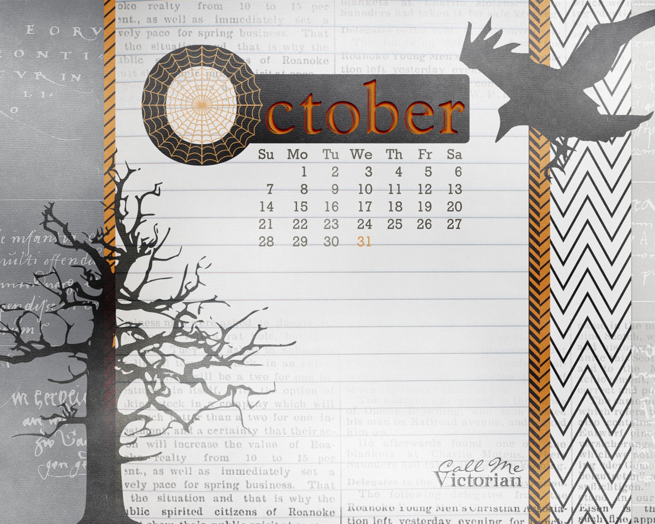 Oktober 2012 Kalender Wallpaper (2) #18 - 1280x1024
