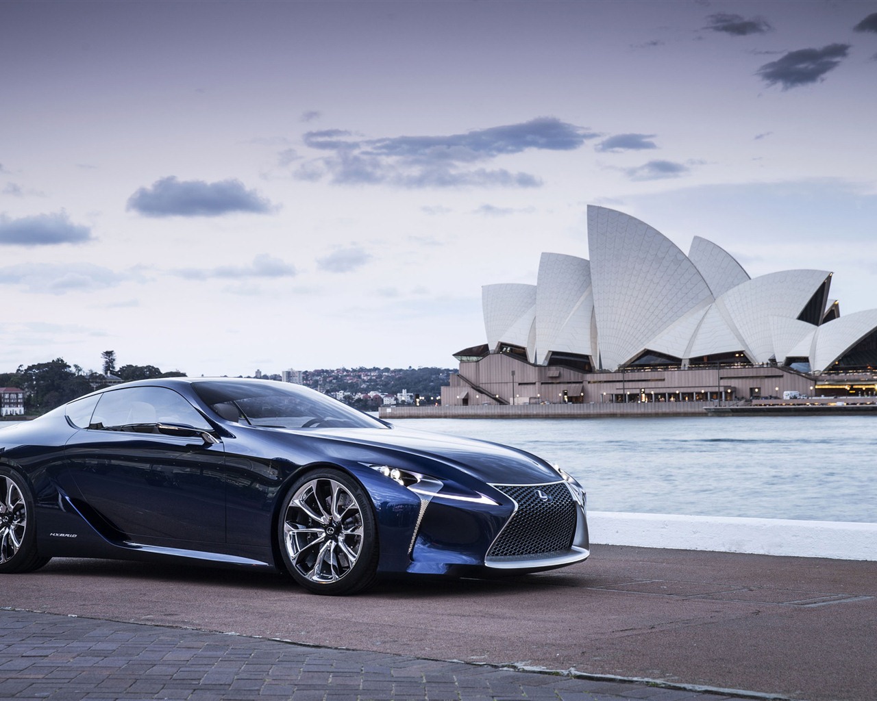 2012 Lexus LF-LC Blue concept 雷克薩斯 藍色概念車 高清壁紙 #2 - 1280x1024