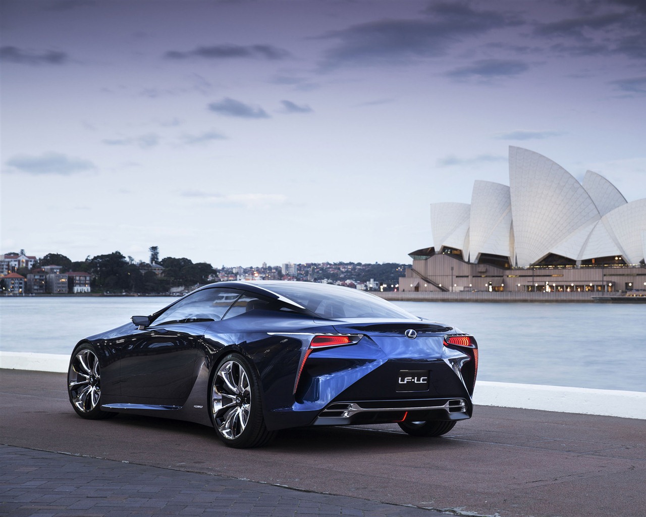 2012 Lexus LF-LC Modré koncepce HD Tapety na plochu #3 - 1280x1024