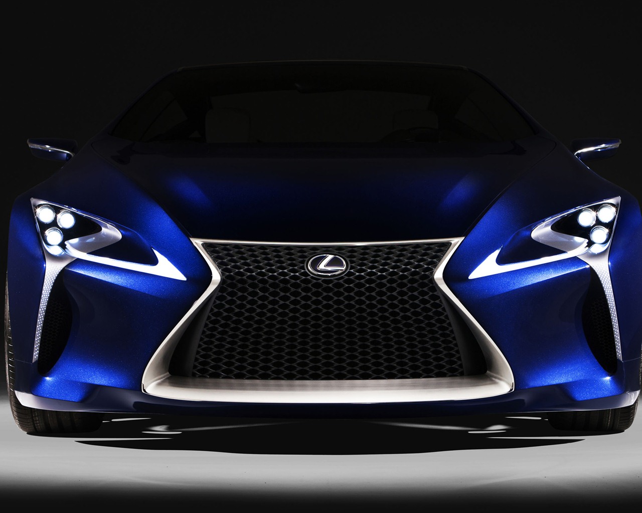 2012 Lexus LF-LC Blue concept 雷克薩斯 藍色概念車 高清壁紙 #10 - 1280x1024