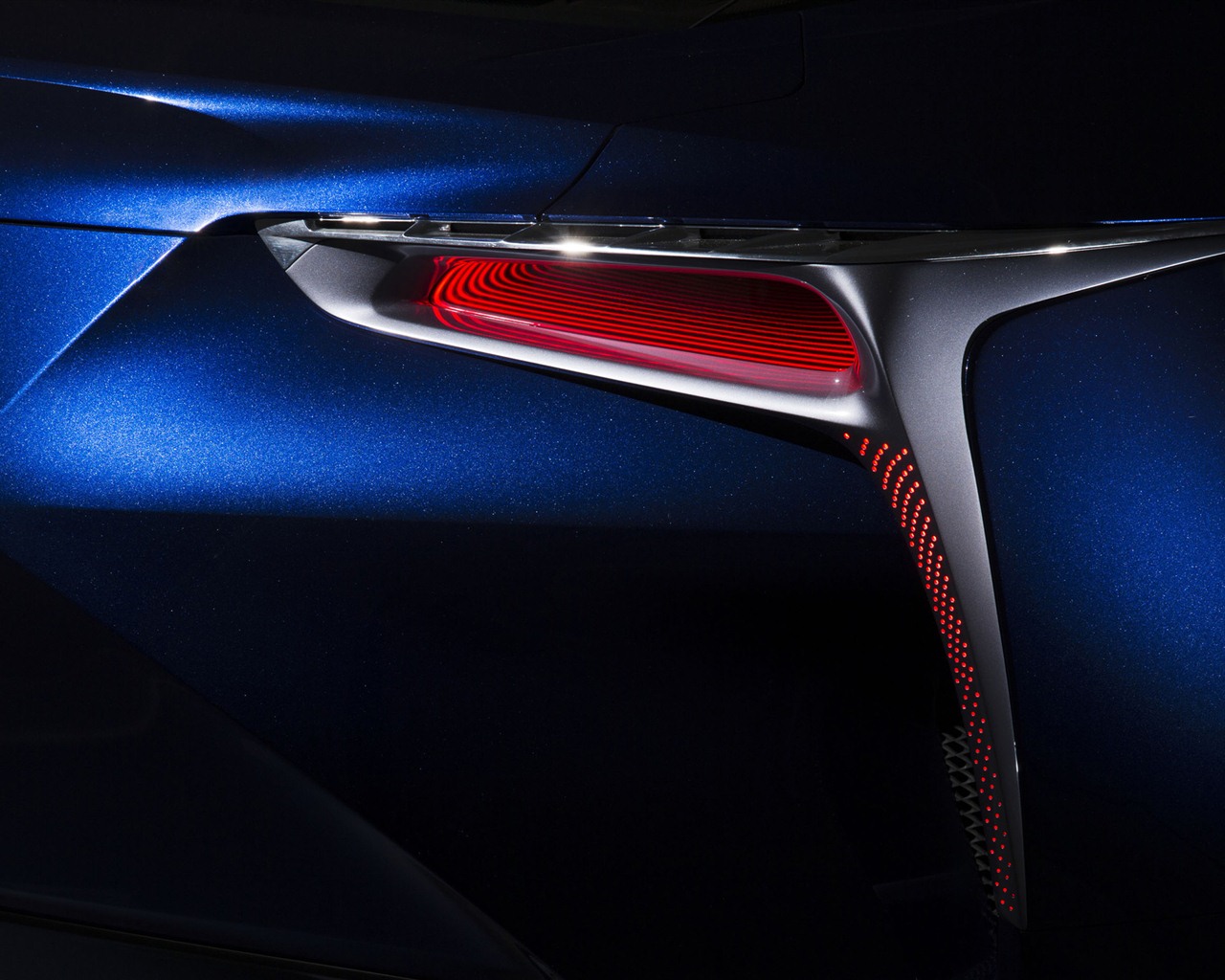 2012 Lexus LF-LC Blue concept 雷克萨斯 蓝色概念车 高清壁纸13 - 1280x1024