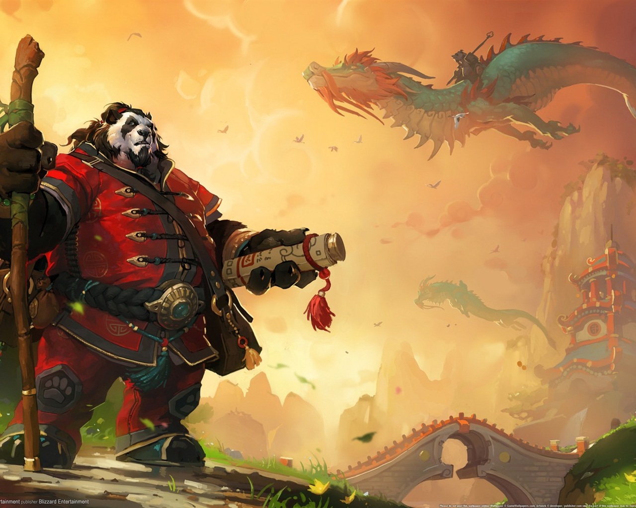 World of Warcraft: Mists of Pandaria 魔兽世界：熊猫人之谜 高清壁纸12 - 1280x1024