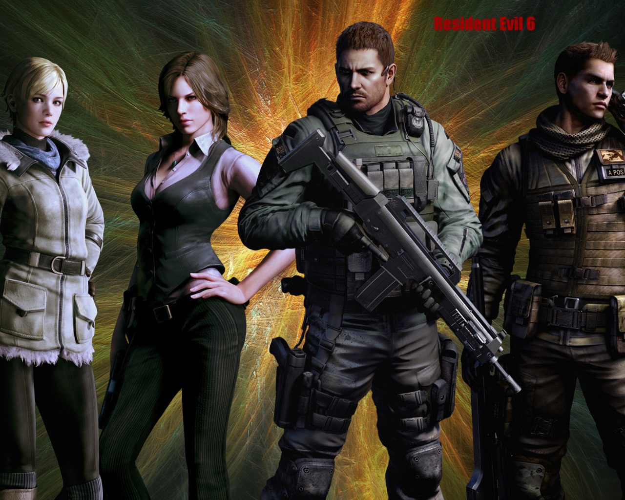 Resident Evil 6 HD-Spiel wallpapers #4 - 1280x1024