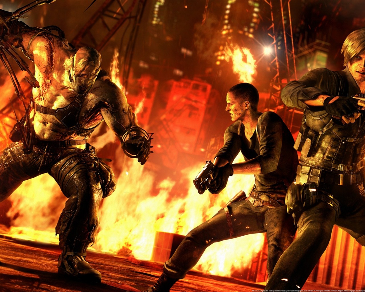 Resident Evil 6 HD-Spiel wallpapers #15 - 1280x1024