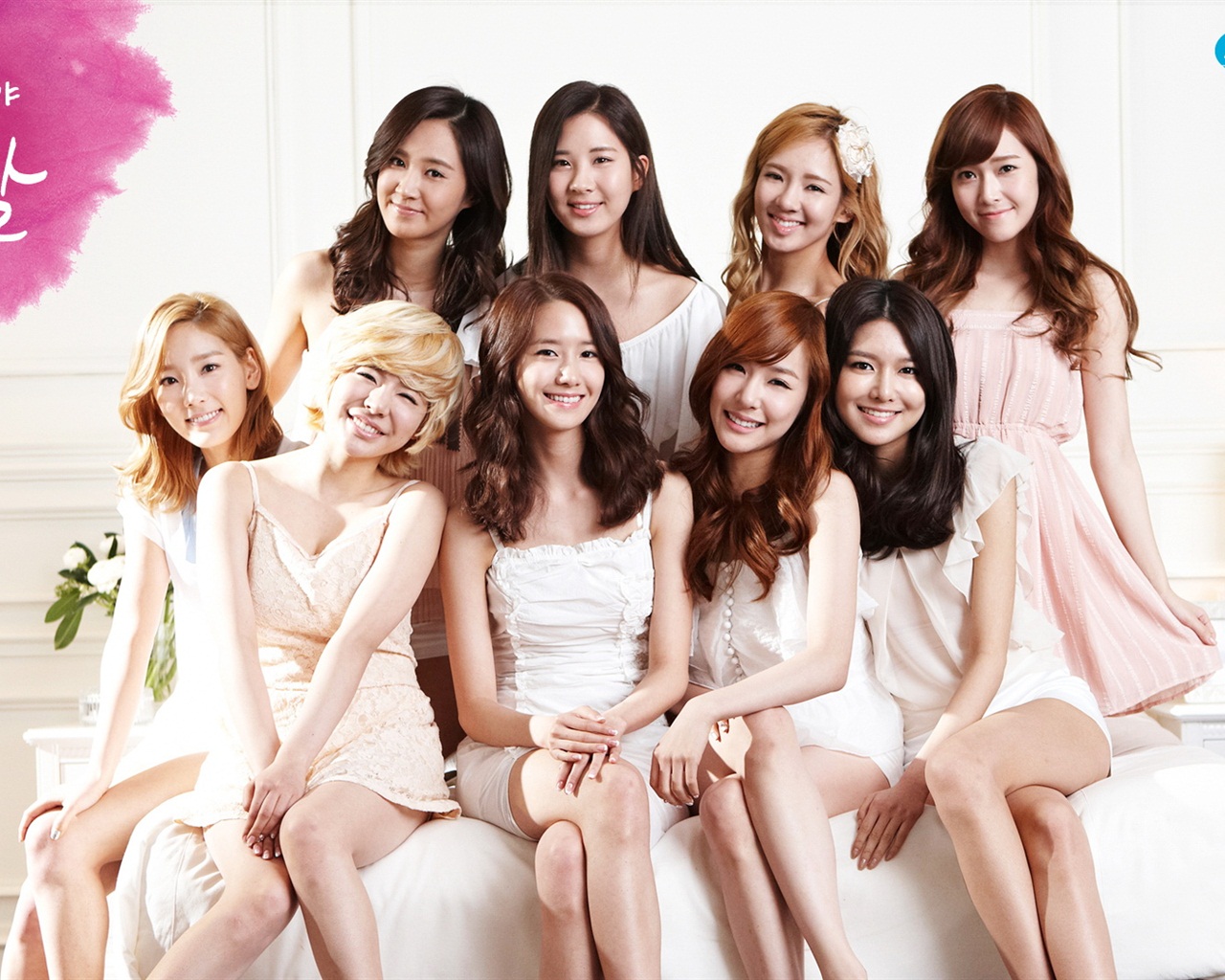 Girls Generation ACE y endosos LG anuncios fondos de pantalla HD #1 - 1280x1024