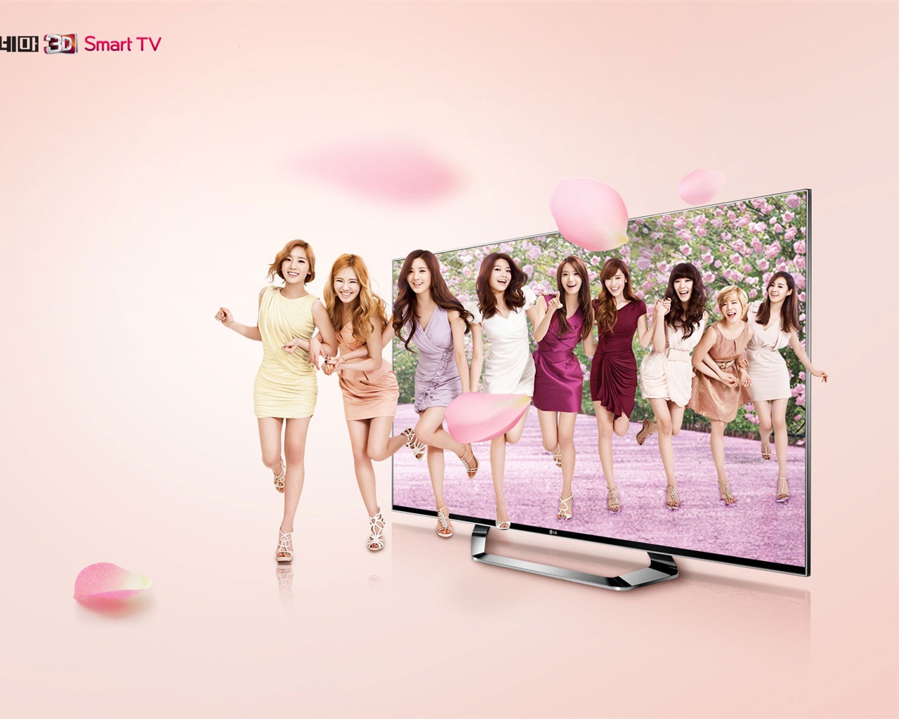 Girls Generation ACE and LG endorsements ads HD wallpapers #11 - 1280x1024