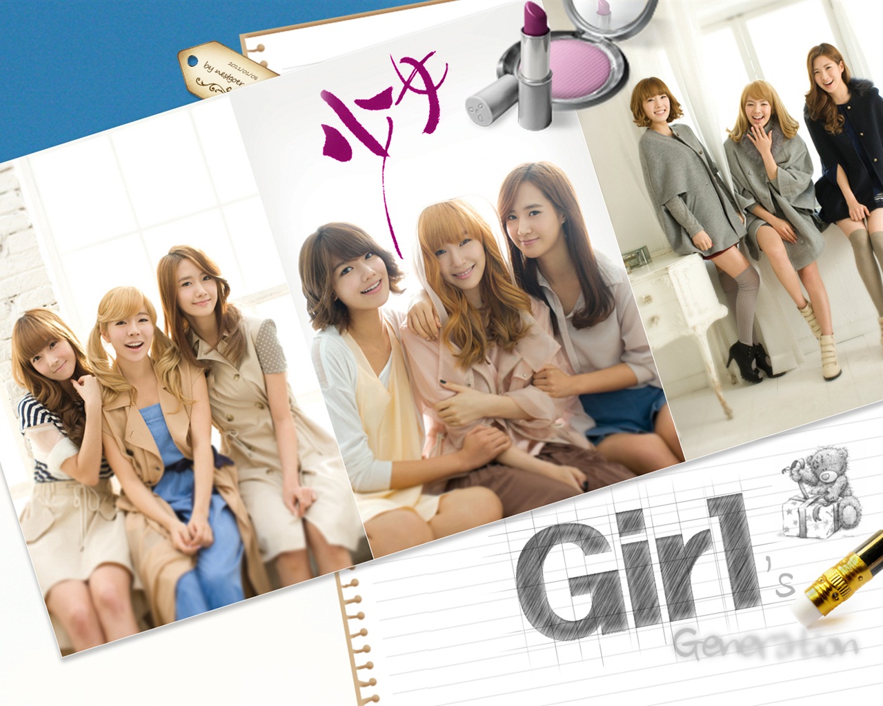 Generación último Girls HD Wallpapers Collection #11 - 1280x1024