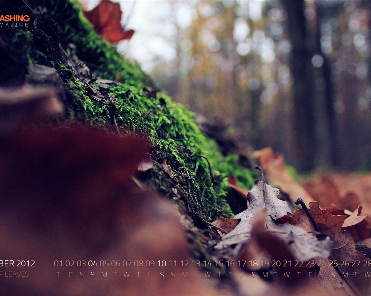 November 2012 Calendar wallpaper (1) #7 - 1280x1024