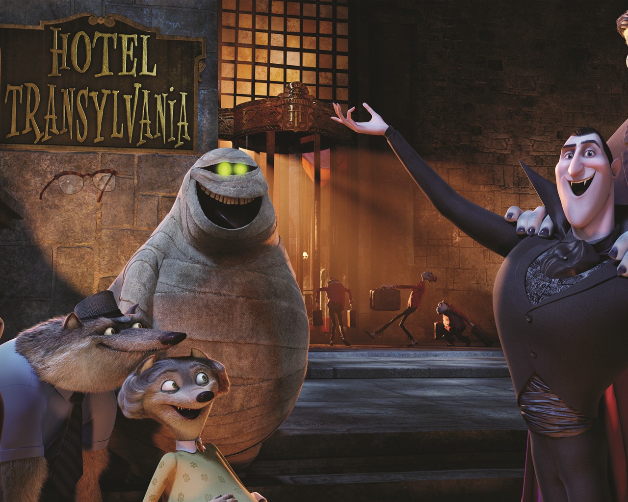 Hotel Transylvania 精灵旅社 高清壁纸11 - 1280x1024