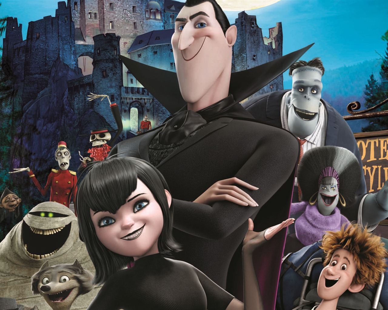 Hotel Transylvania 精灵旅社 高清壁纸16 - 1280x1024