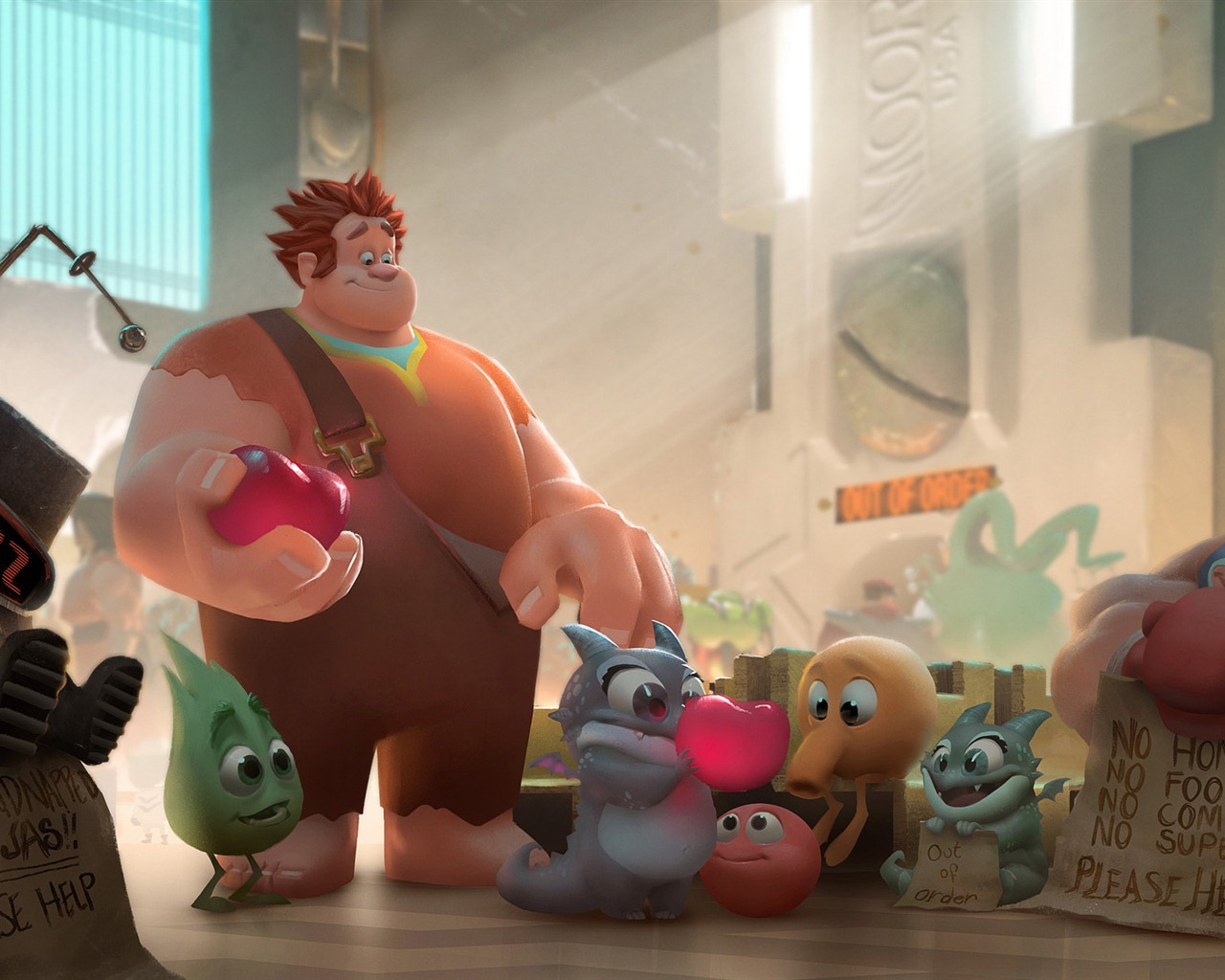 Wreck-It Ralph 無敵破壞王 高清壁紙 #4 - 1280x1024