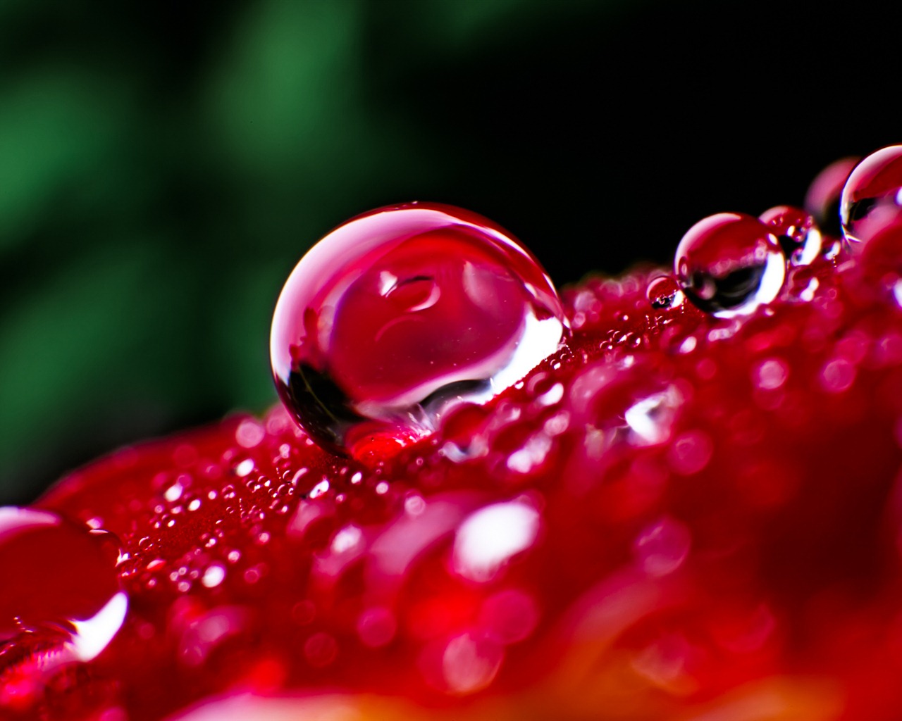 Windows 7 壁紙：水珠 #1 - 1280x1024