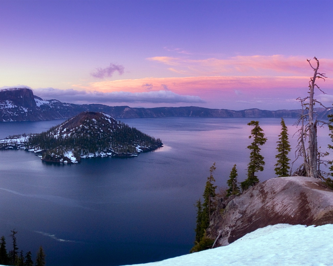 Windows 8 Fond d'écran officiel panoramique, les vagues, les forêts, les montagnes majestueuses #19 - 1280x1024