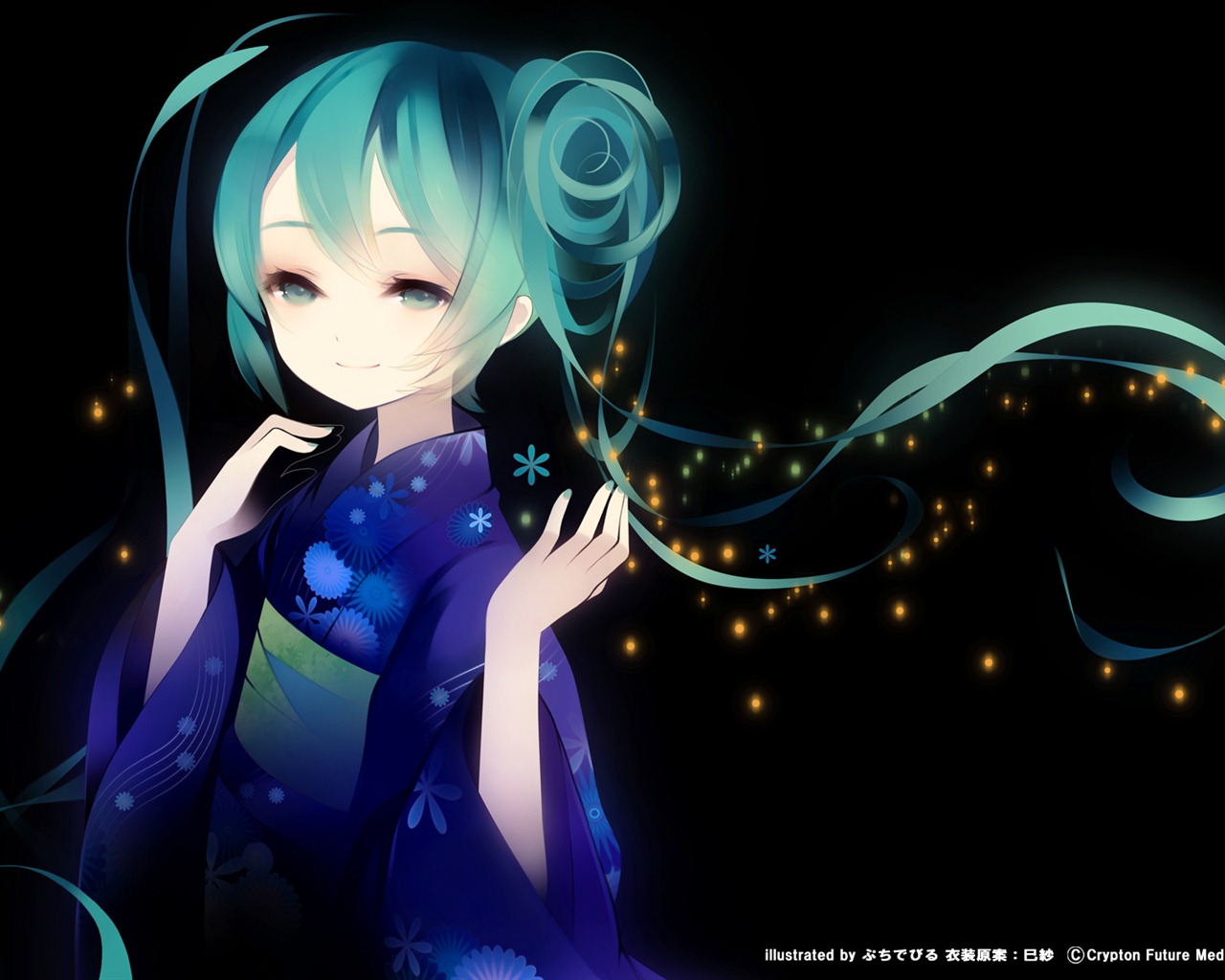 Hatsune Miku řady tapety (5) #6 - 1280x1024