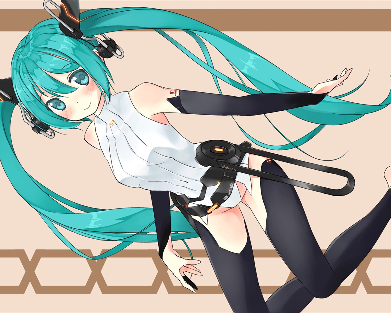 Hatsune Miku series wallpaper (5) #7 - 1280x1024