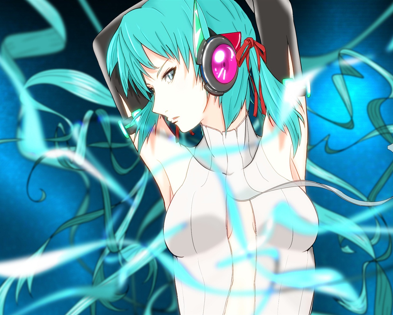 Hatsune Miku řady tapety (5) #11 - 1280x1024