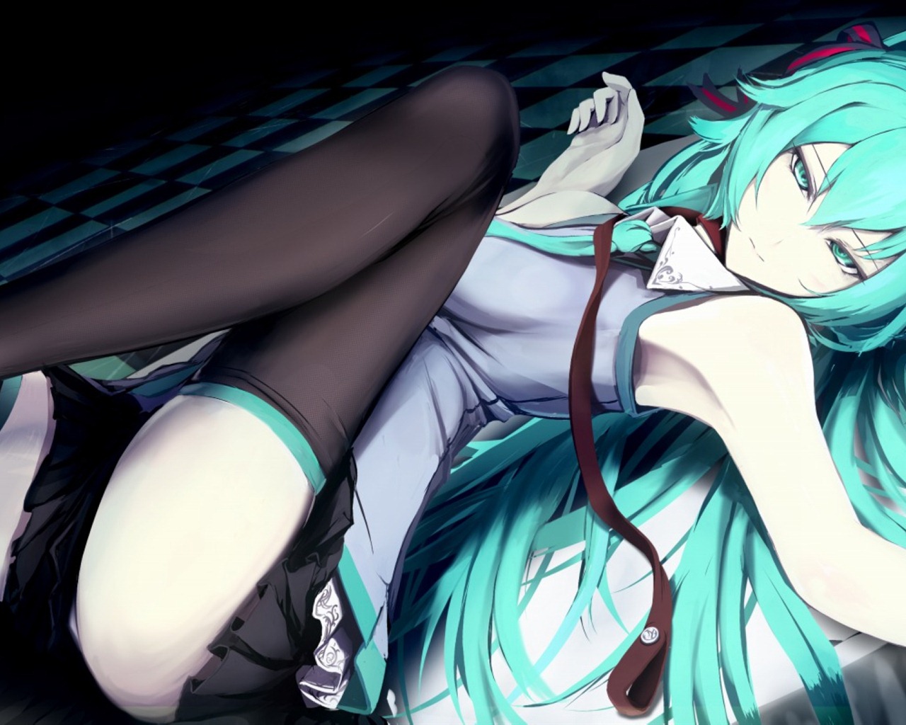 Hatsune Miku řady tapety (5) #21 - 1280x1024