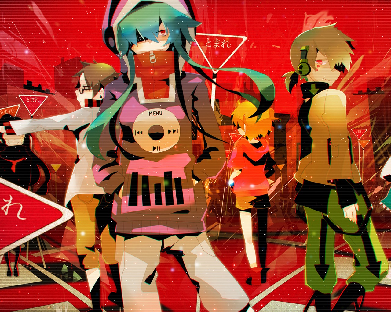 Hatsune Miku series wallpaper (5) #22 - 1280x1024