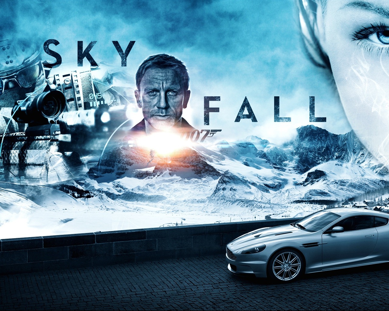 Skyfall 007 HD tapety na plochu #21 - 1280x1024