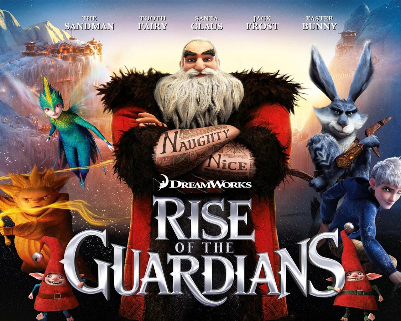 Rise of the Guardians 守護者聯盟 高清壁紙 #11 - 1280x1024