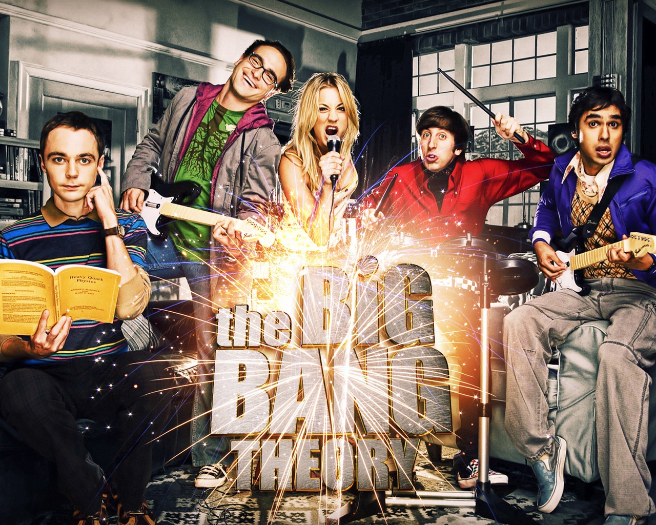 Les Théorie du Big Bang Séries TV HD wallpapers #18 - 1280x1024