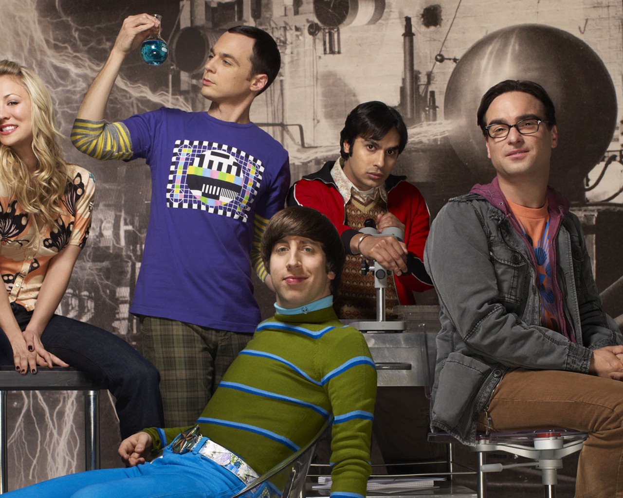 The Big Bang Theory TV Series HD Tapety na plochu #22 - 1280x1024
