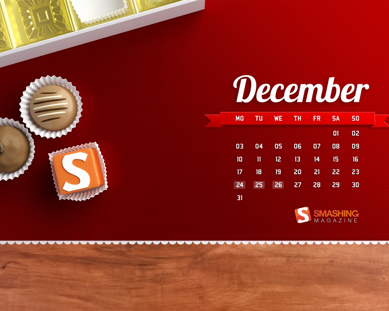 Dezember 2012 Kalender Wallpaper (2) #11 - 1280x1024