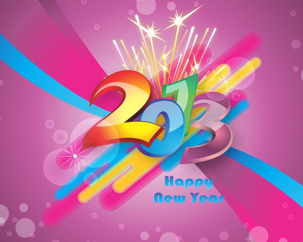 2013年新年快樂 高清壁紙 #8 - 1280x1024