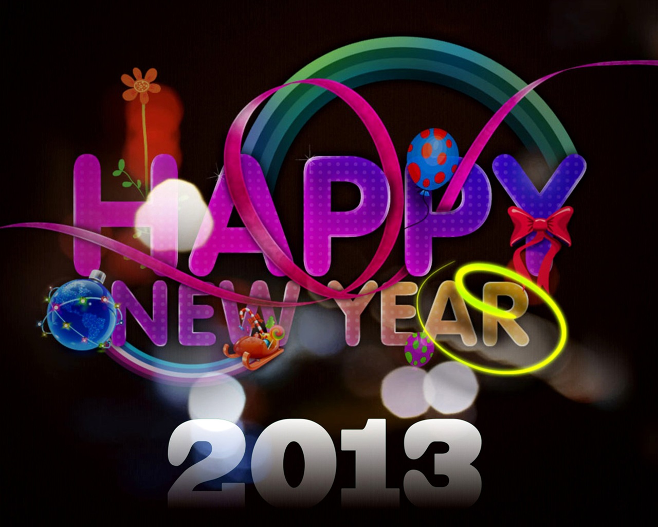 Happy New Year 2013 fonds d'écran HD #15 - 1280x1024