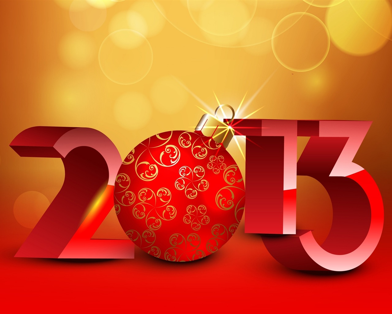 2013 Šťastný Nový Rok HD Tapety na plochu #16 - 1280x1024
