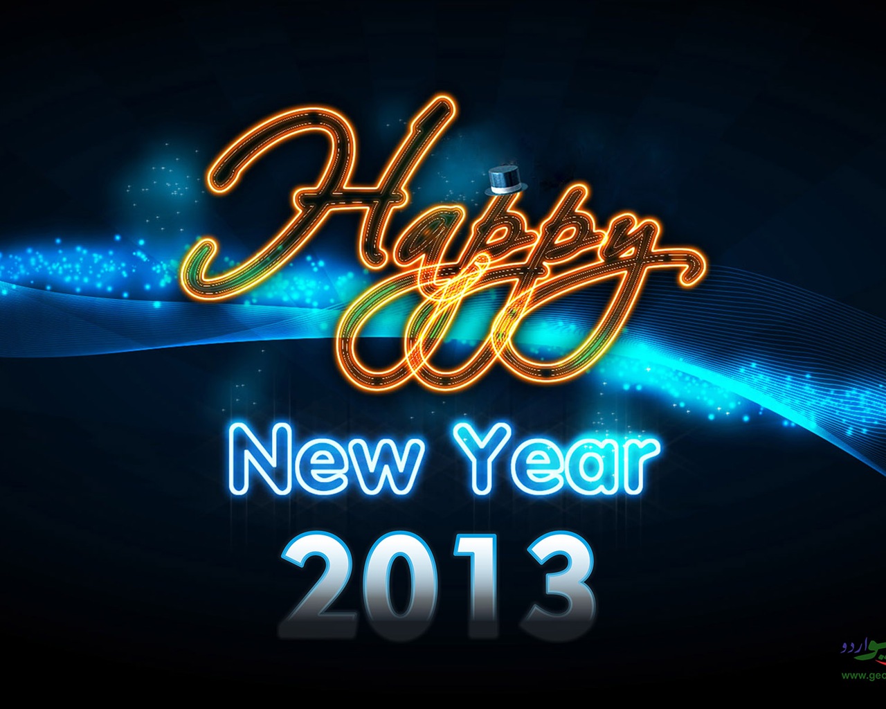 2013 Šťastný Nový Rok HD Tapety na plochu #17 - 1280x1024