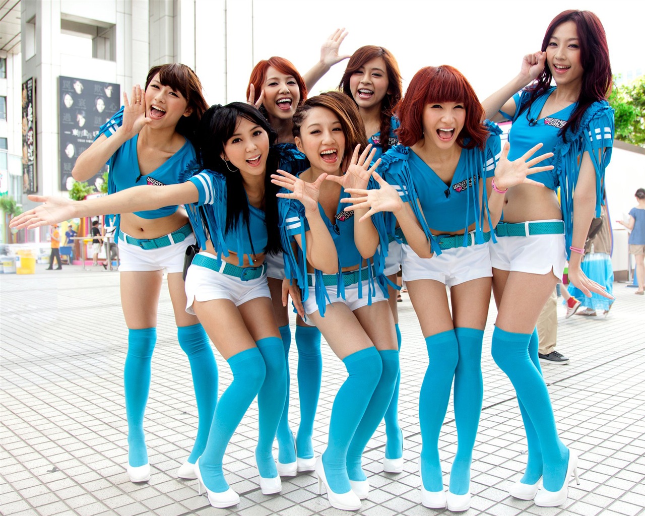 Weather Girls 天氣女孩 高清壁紙 #9 - 1280x1024